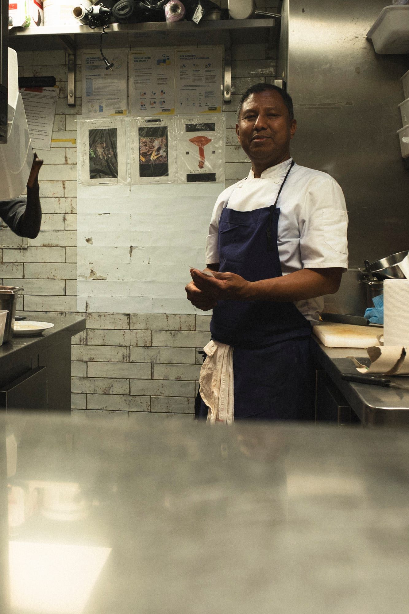 En cuisine, avant le service